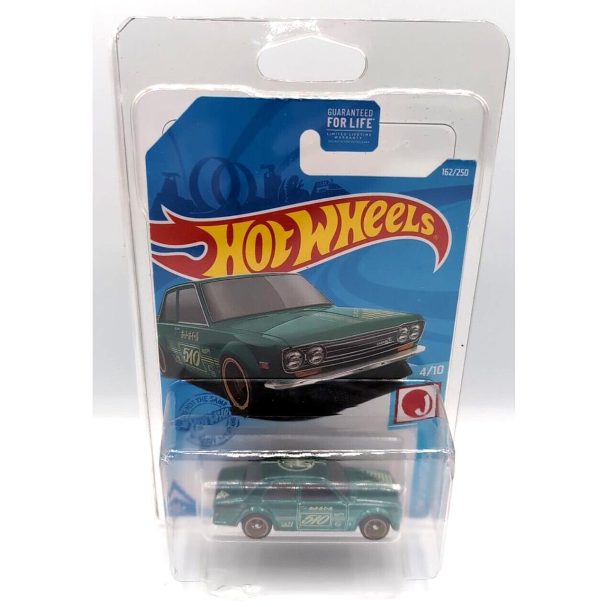 Hot Wheels Super Treasure Hunt 71 Datsun 510 2021 In Protector