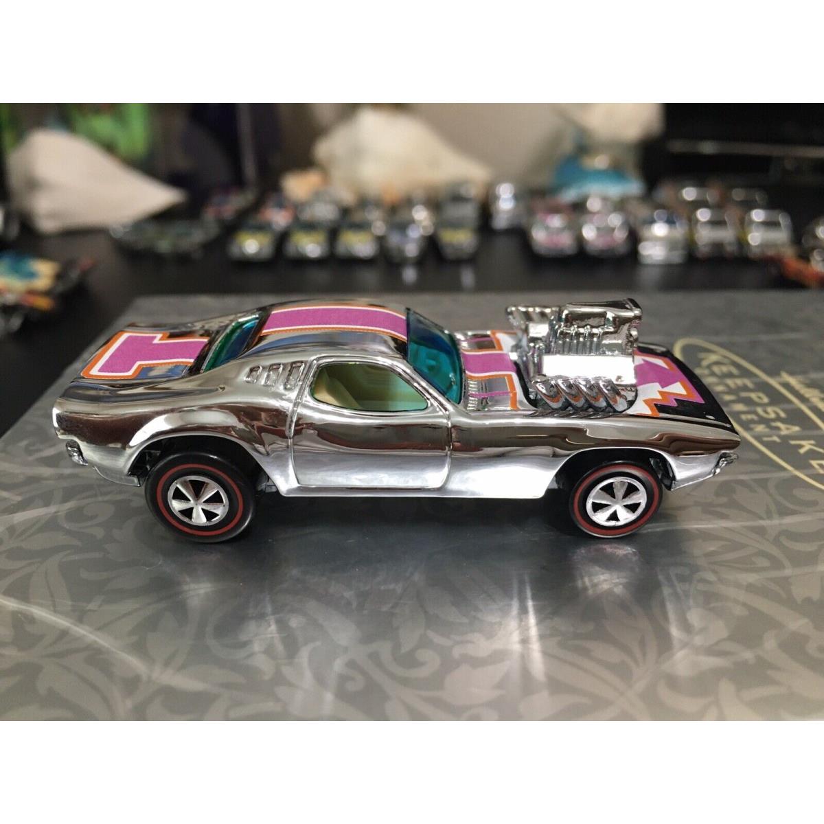 Custom Hot Wheels Rodger Dodger - Polished Chrome Redline - Wow