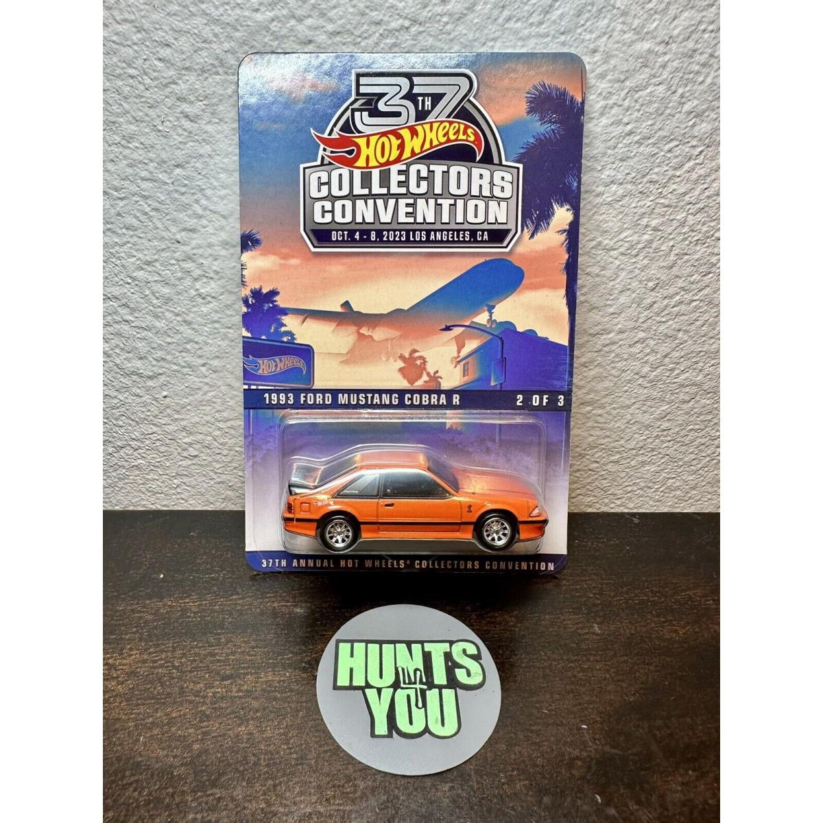 Hot Wheels 2023 37th Collectors Convention 1993 Ford Mustang Cobra R 1960/6200