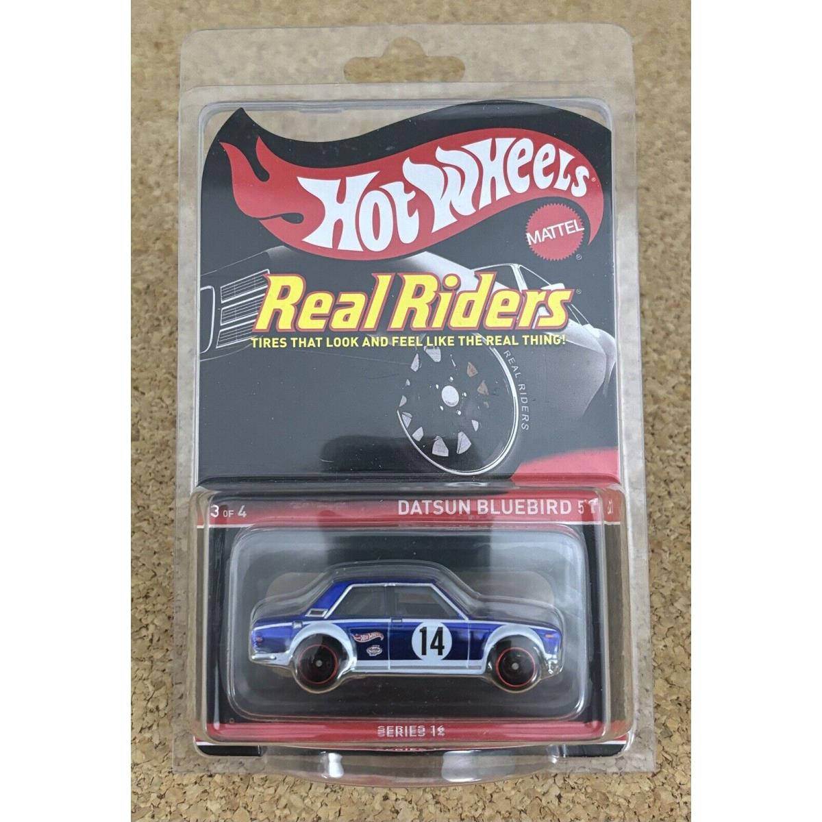 Hot Wheels Rlc Real Riders Series 14 71 Datsun 510 Blue Super