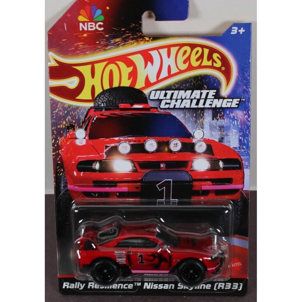 Hot Wheels Ultimate Challenge Rally Resilience Nissan Skyline R33 Rlc On Hand