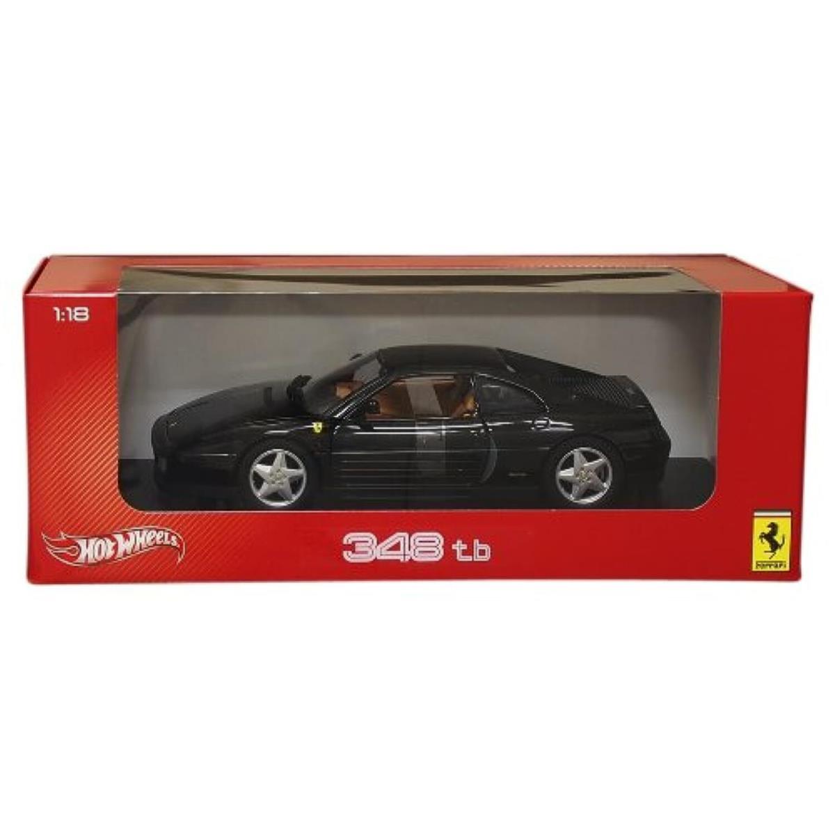 Hot Wheels X5530 Ferrari 348 TB Black 1/18 Diecast Car Model by Hotwheels