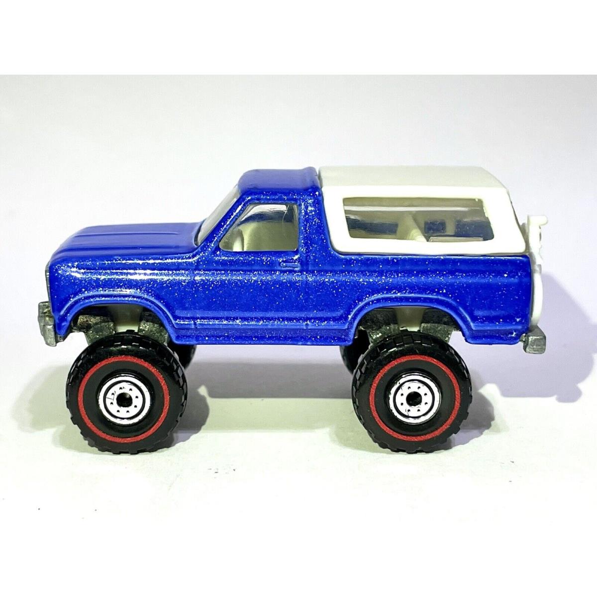 Custom Made Redline Hot Wheels Blue Ford Bronco Motorcycle Malaysia 1980