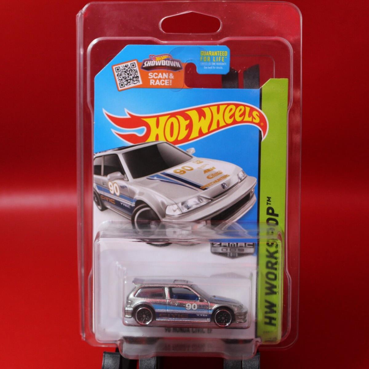 2015 Hot Wheels 197 `90 Honda Civic EF Zamac HW Workshop 1:64 Jdm