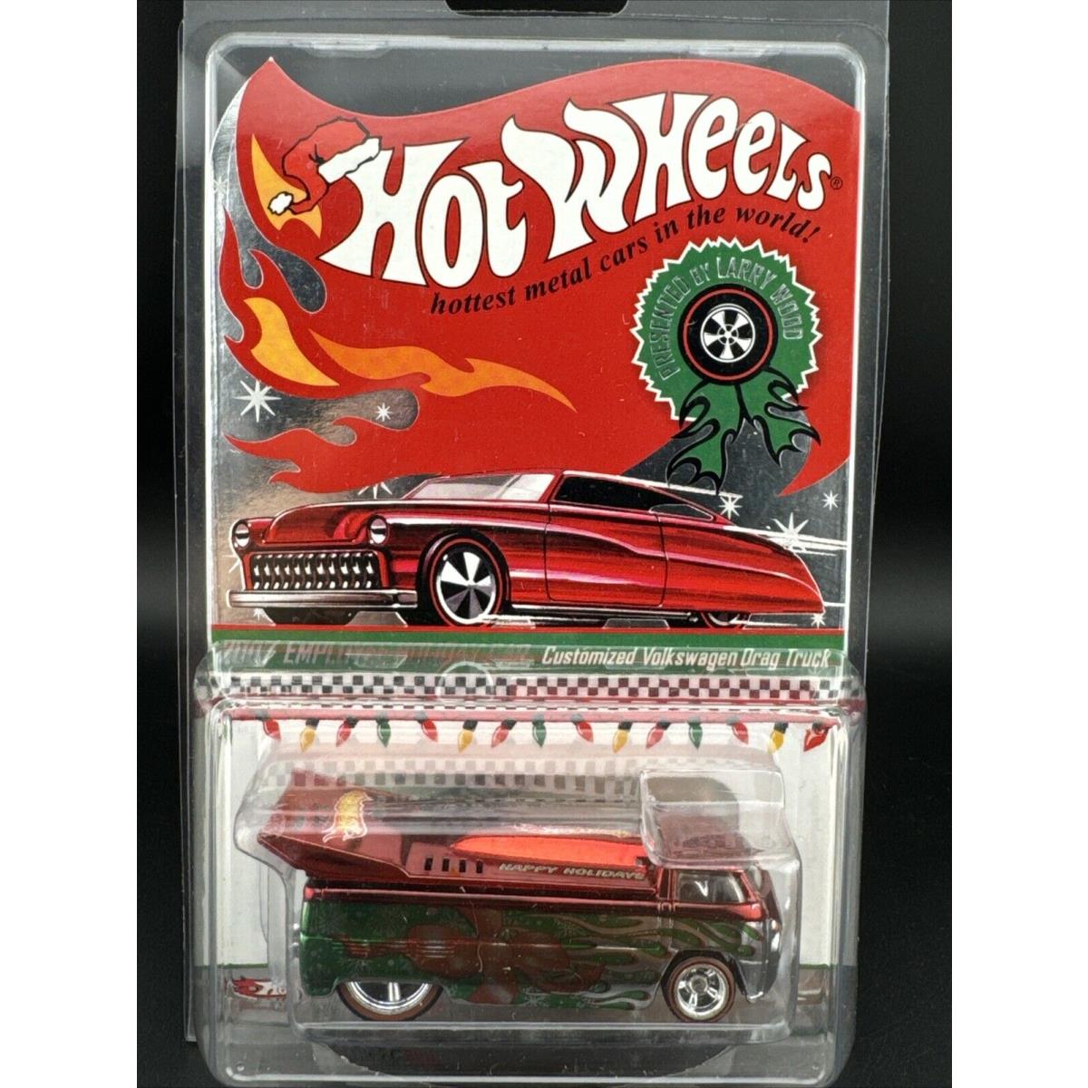 Ultra Low 00003/01500 Hot Wheels 2007 Employee Holiday Car VW Drag Truck Chrom