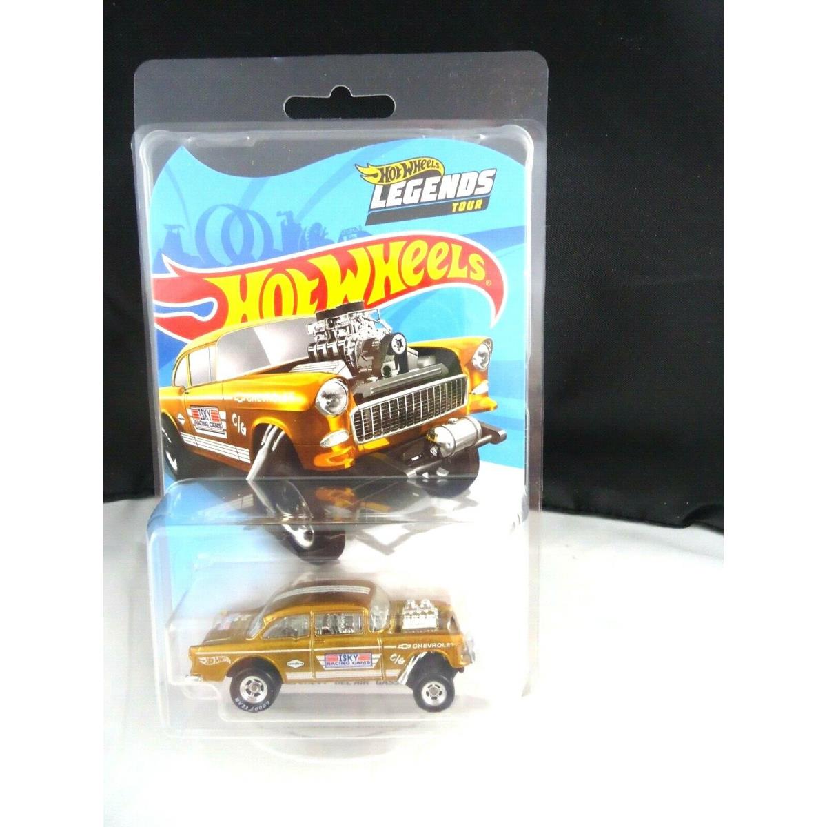 Hot Wheels Legends Tour 2020 Gold `55 Chevy Bel Air Gasser - in Hand