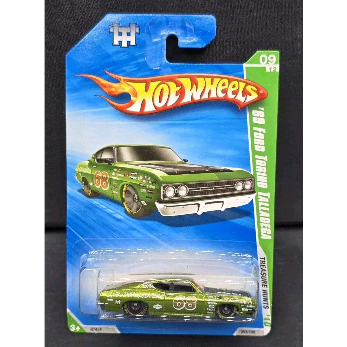 2010 Hot Wheels Super Treasure Hunt `69 Ford Torino Talladega W/protecto B7