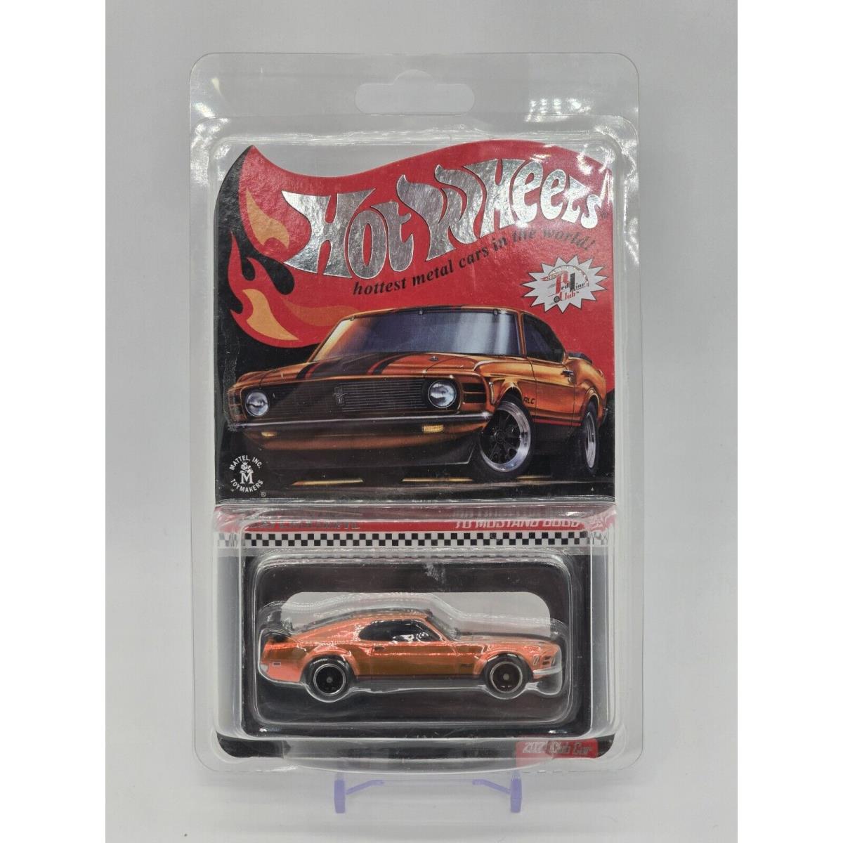 In Case - Hot Wheels Rlc - 70 Ford Mustang Boss 302 - Club Car - W/ Button