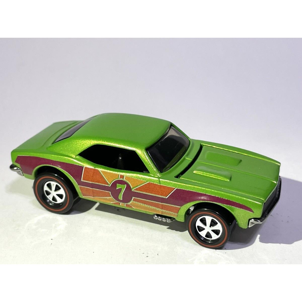 Hot Wheels Custom Made Redline Camaro Candy Apple Green Pearl