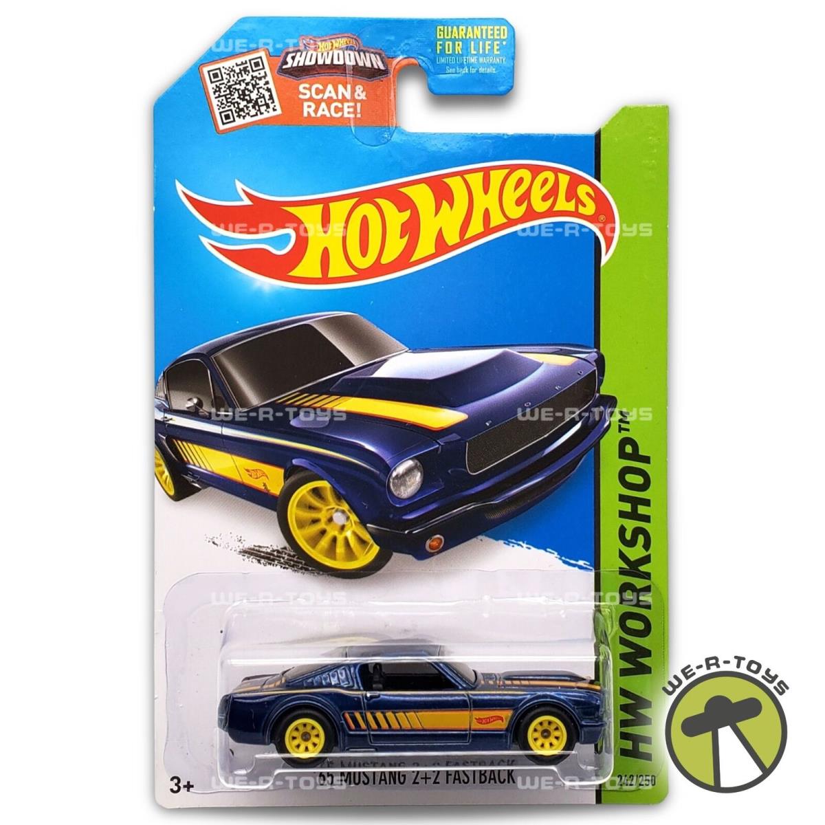 Hot Wheels Workshop Super Treasure Hunt `65 Mustang 2+2 Fastback Mattel CFJ46