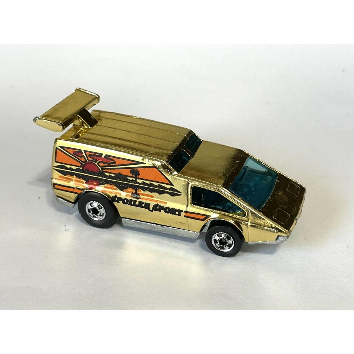 1976 Hot Wheels Blackwall Spoiler Sport Deep Gold Chrome Extremely Rare