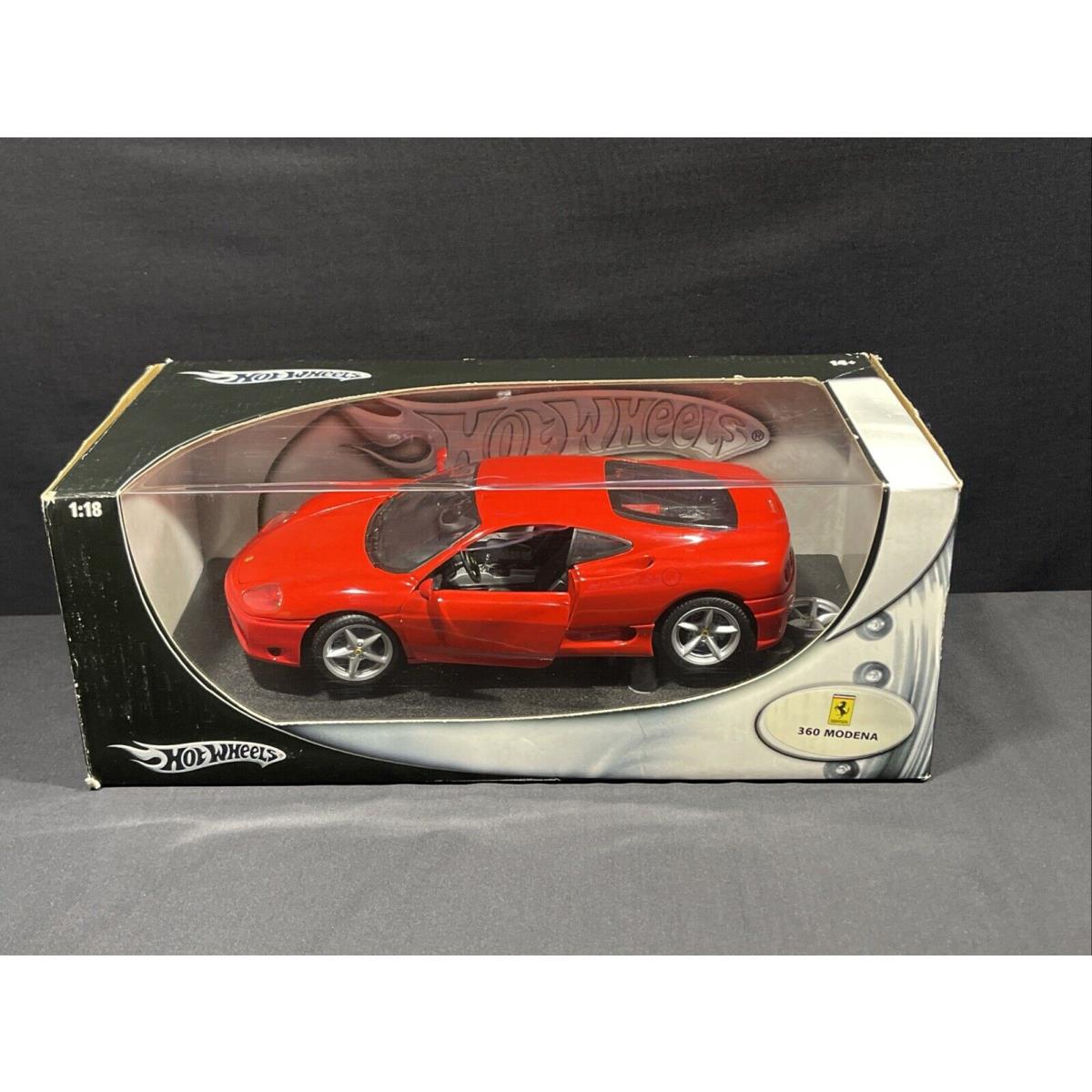 1/18 Ferrari 360 Modena Red - Hot Wheels Metals Collectible