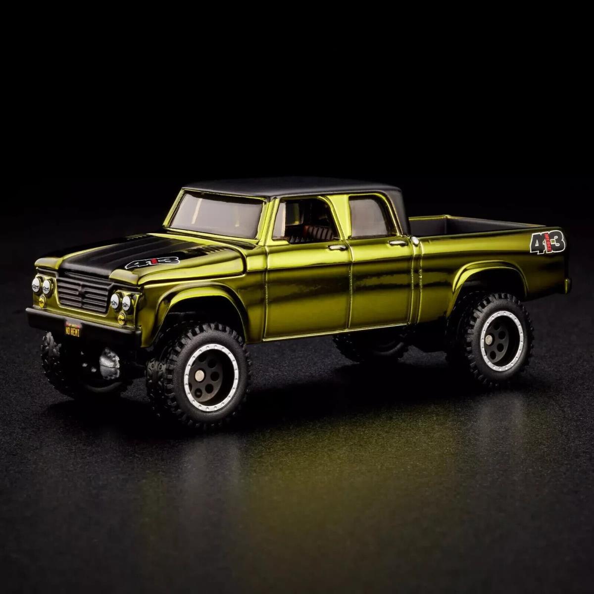 2024 Rlc Hot Wheels Collectors 1964 W200 Dodge Power Wagon Green - IN Hand