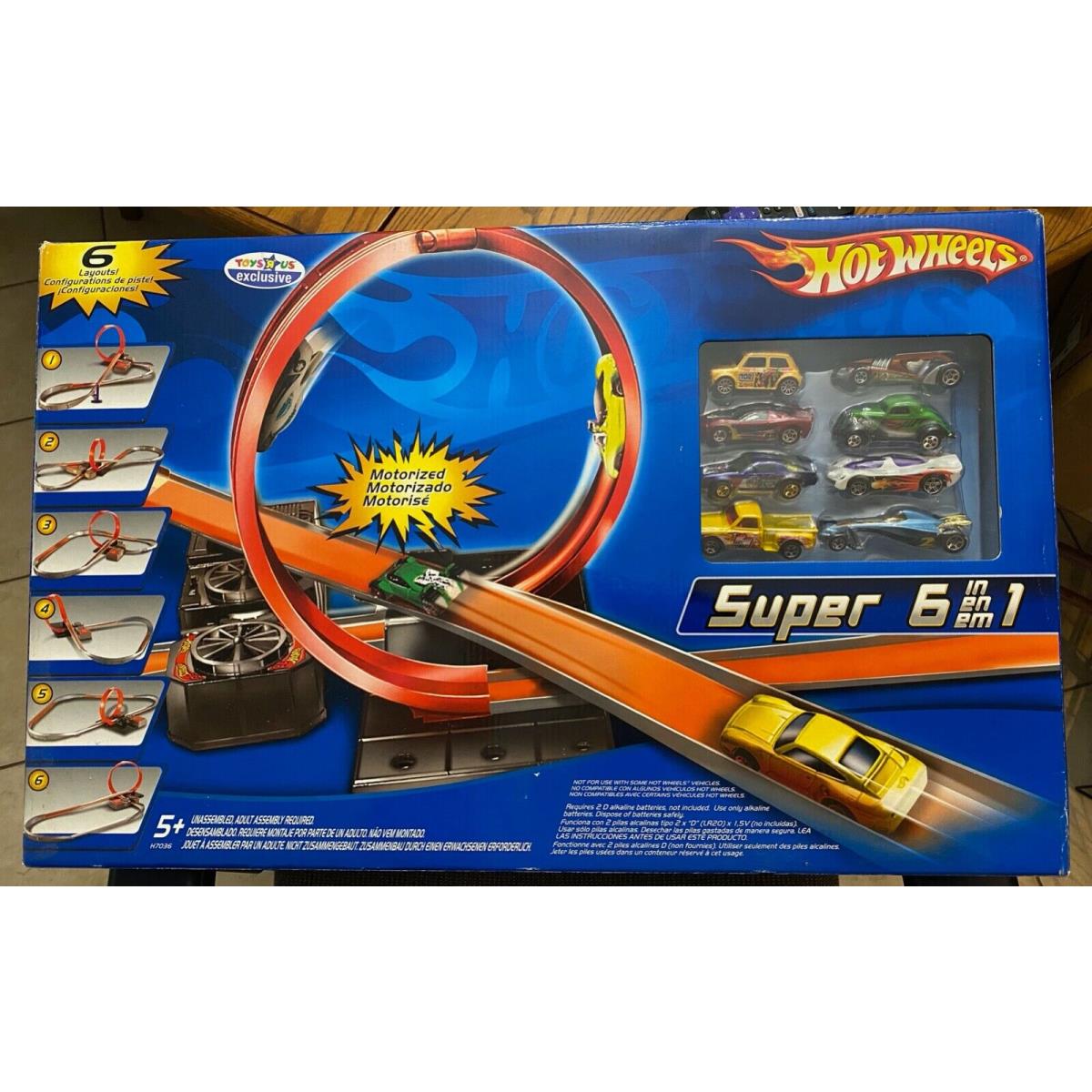 2006 Hot Wheels Super 6 in 1 Playset Morris Mini Camaro