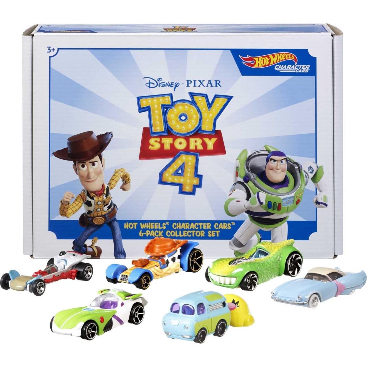 Hot Wheels Mattel Disney and Pixar Toy Story 4 Bundle of 6 164 Scale