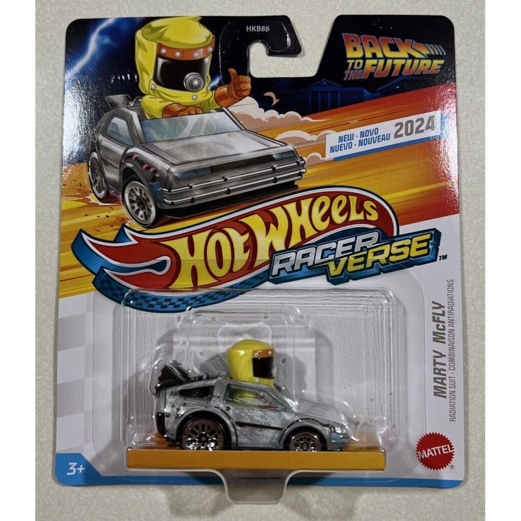 2024 Hot Wheels Racer Verse Marty Mcfly Radiation Suit Back to The Future