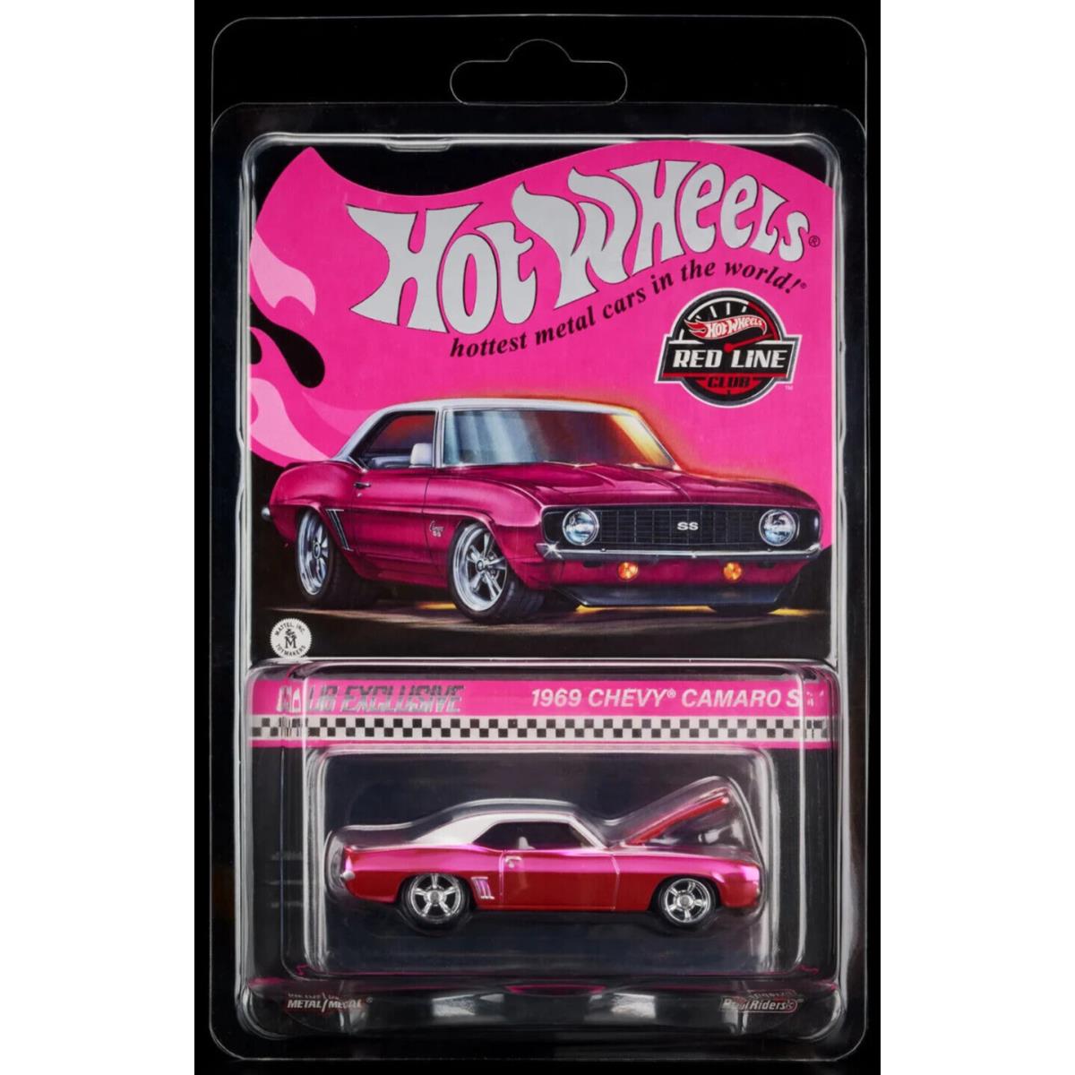 Hot Wheels Rlc Exclusive Pink 1969 Chevy Camaro SS