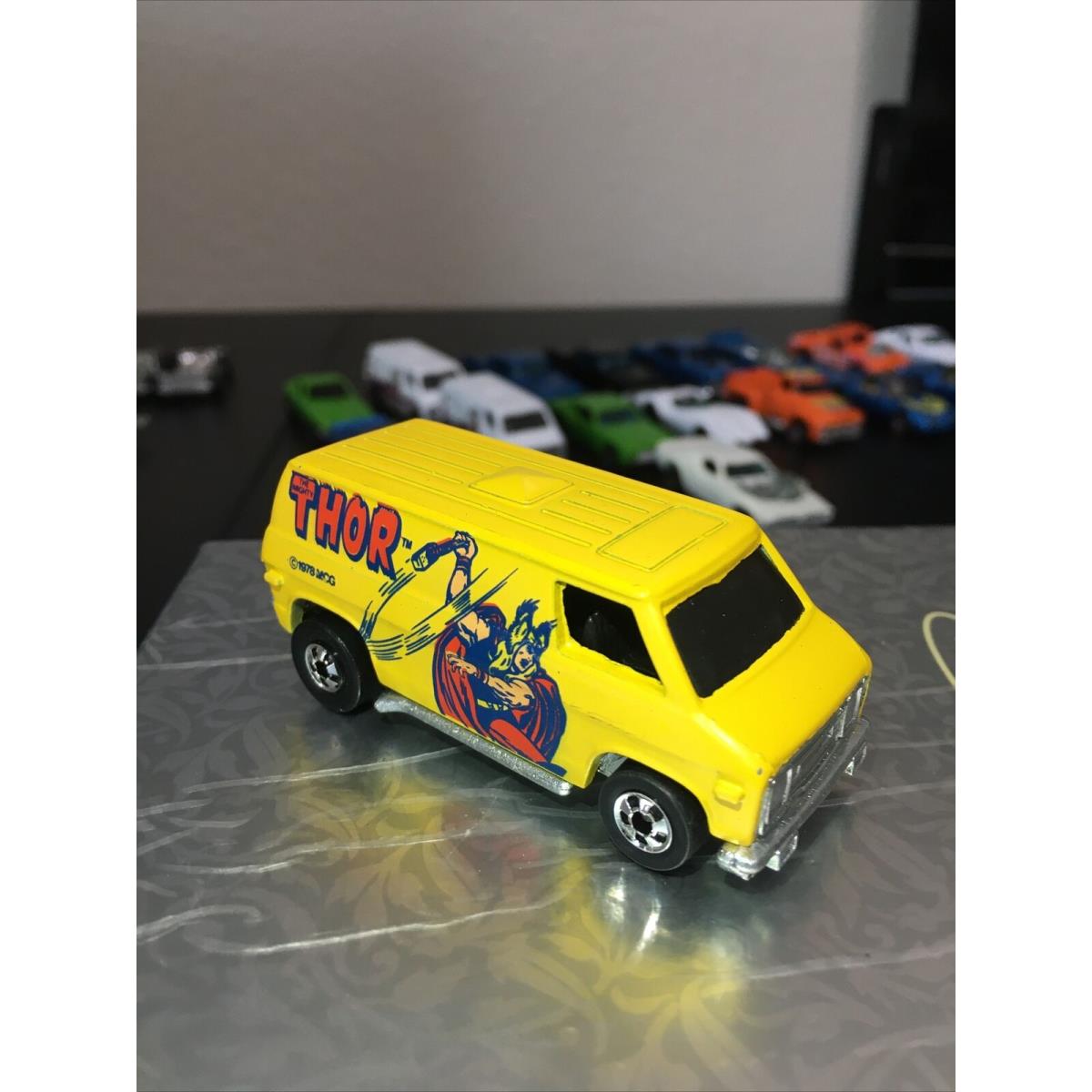 1977 Hot Wheels Thor Super Van The Heroes Mint Yellow