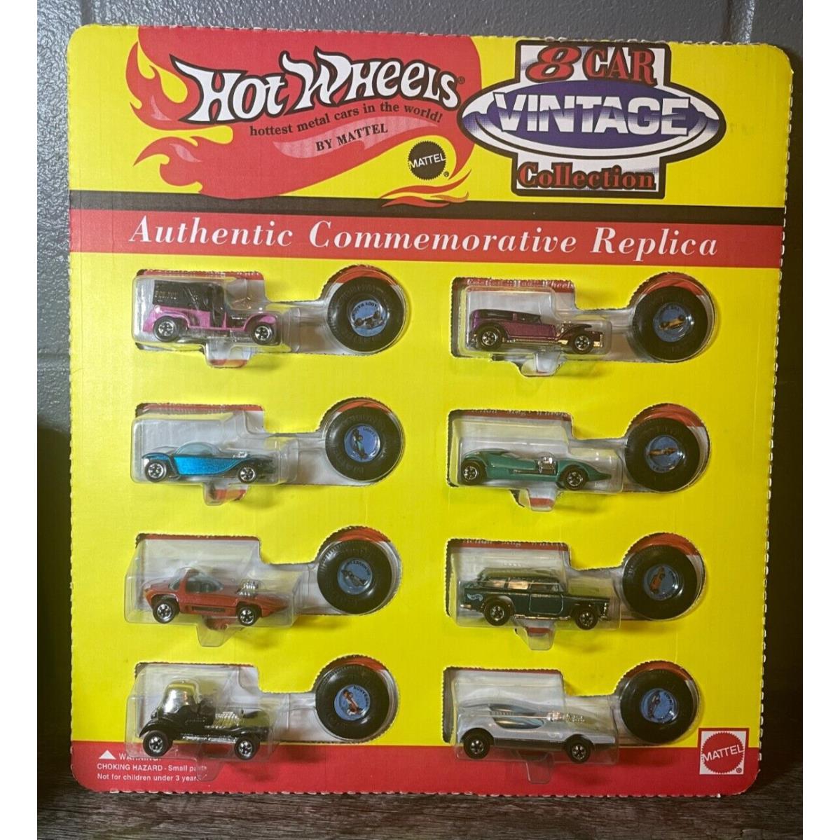 1993 Hot Wheel 8 Car Vintage Collection Commemorative