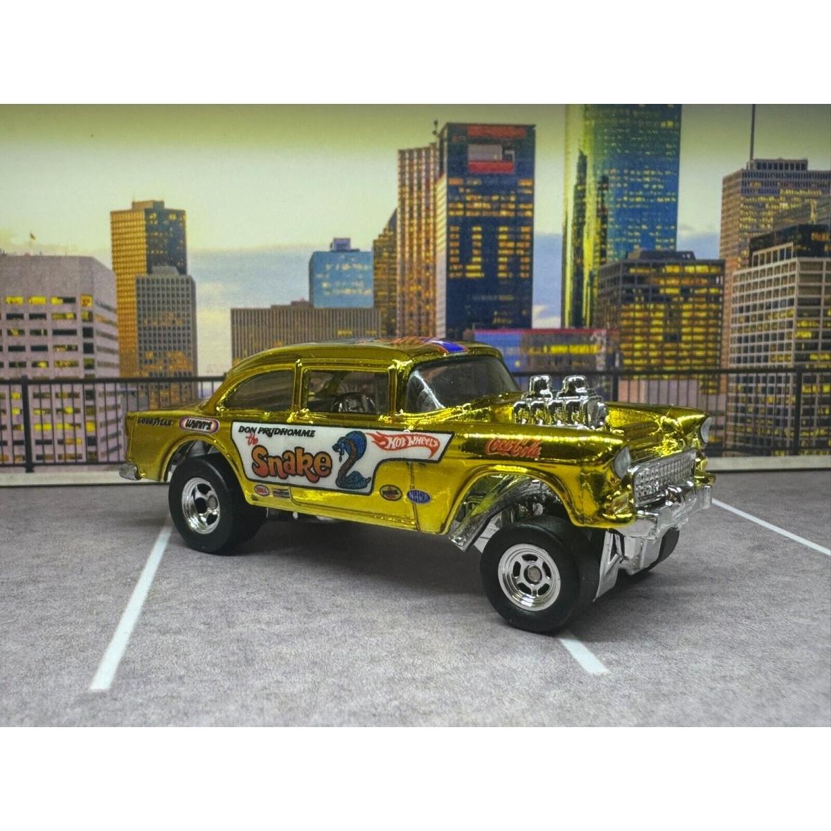 1:64 Doublegdiecast Custom 1955 Chevy Gasser - Hydrochomed Don Prudhomme Snake