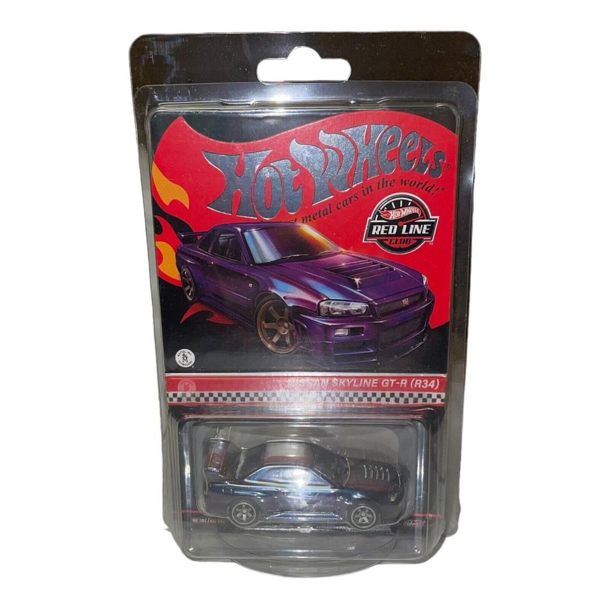 2024 Hot Wheels Collectors Rlc Exclusive Nissan Skyline Gt-r BNR34 Ships Fast - Purple