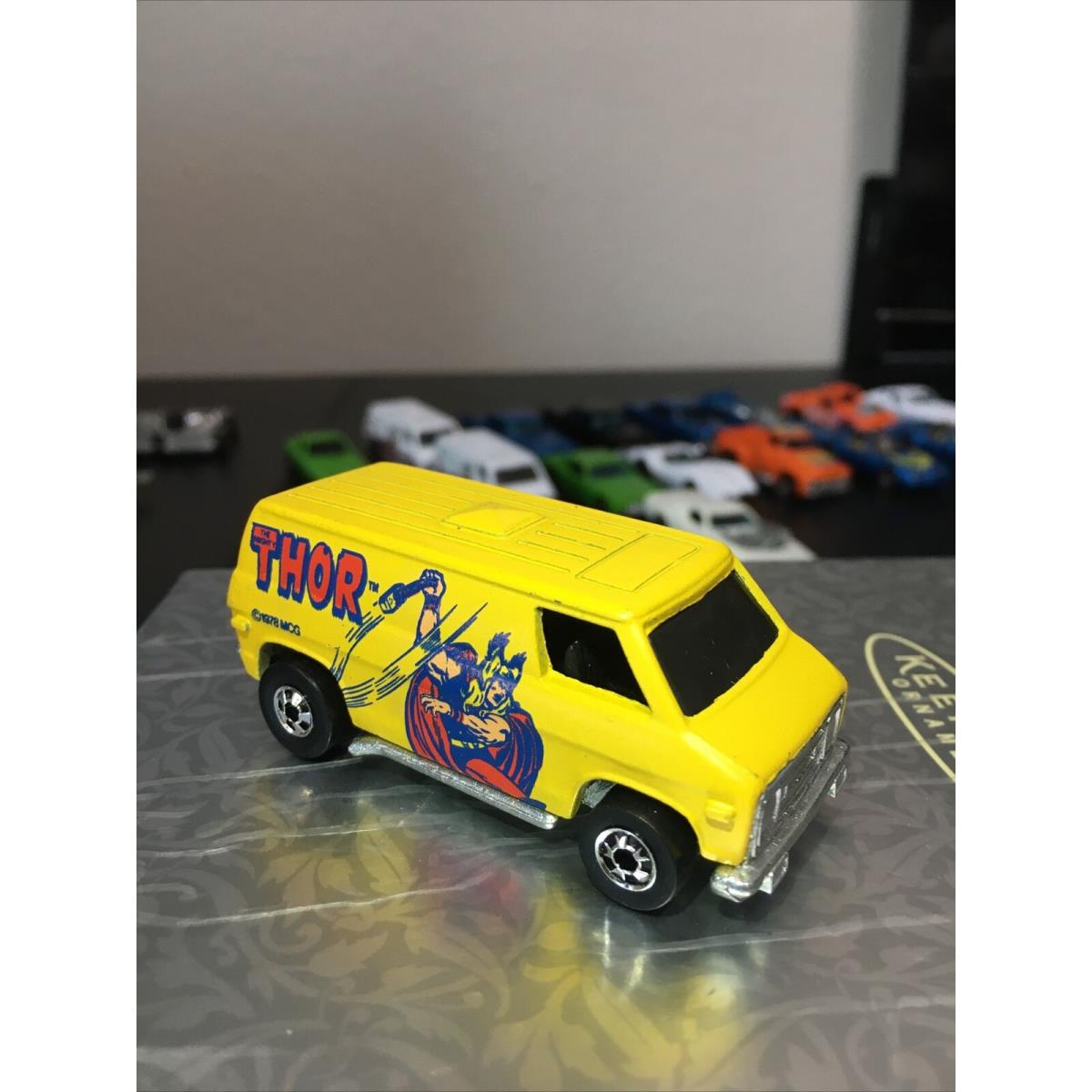 1977 Hot Wheels Thor Super Van The Heroes Mint Yellow