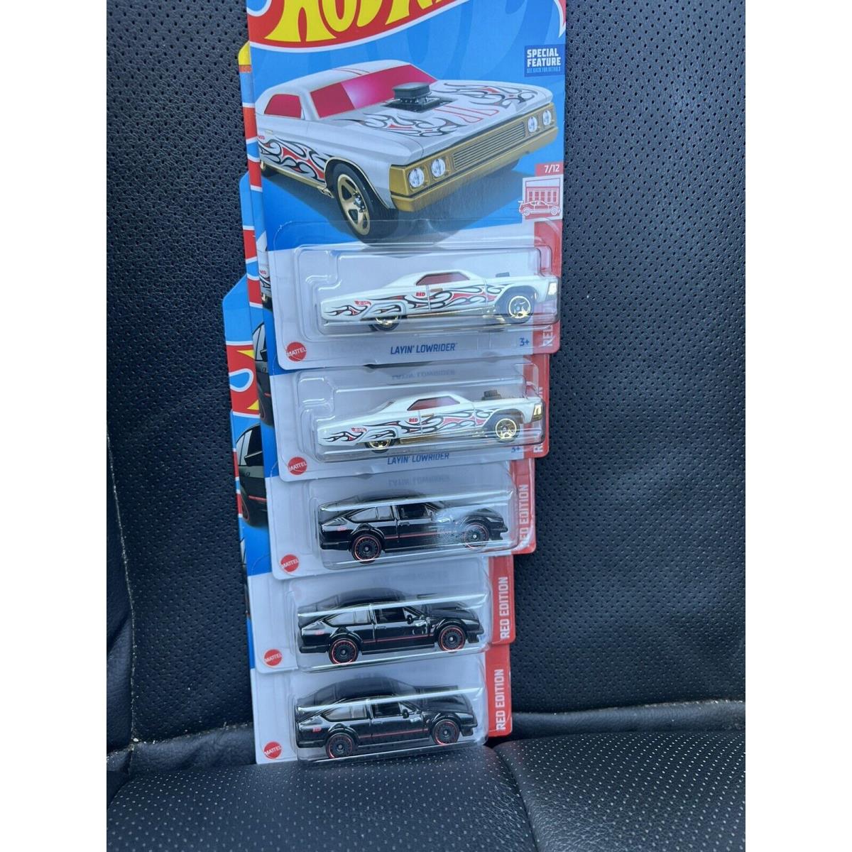 Hot Wheels 2024 Target Exclusive Red Edition 2x Lowrider 3x Alfa Romeo