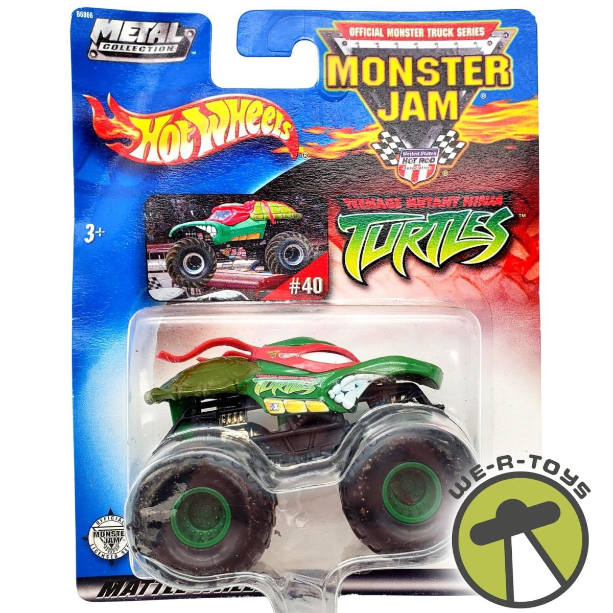 Hot Wheels Monster Jam Tmnt Metal Collection 1996 B6866 Mattel Nrfb