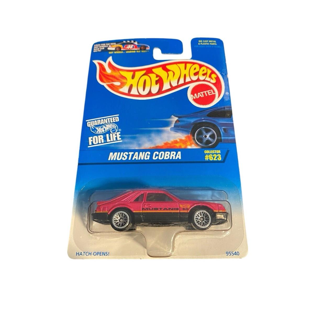 Hot Wheels Pink Mustang Cobra Collector 623 - 1997