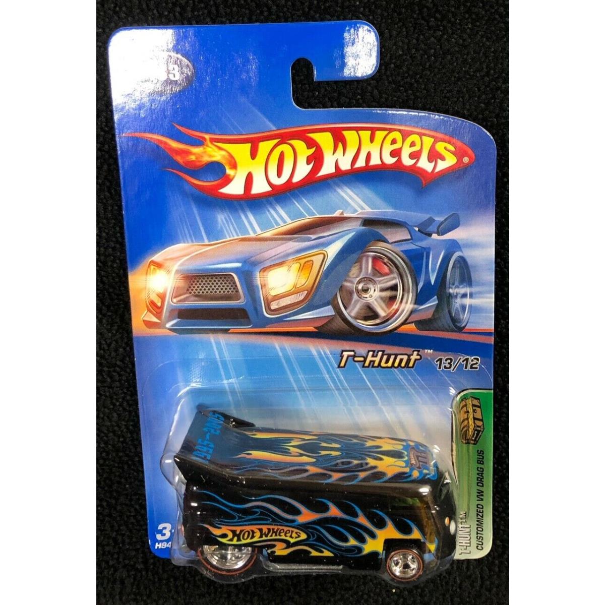 Hot Wheels T-hunt Customized VW Drag Bus 13/12 133 Treasure Hunt Mint In Case