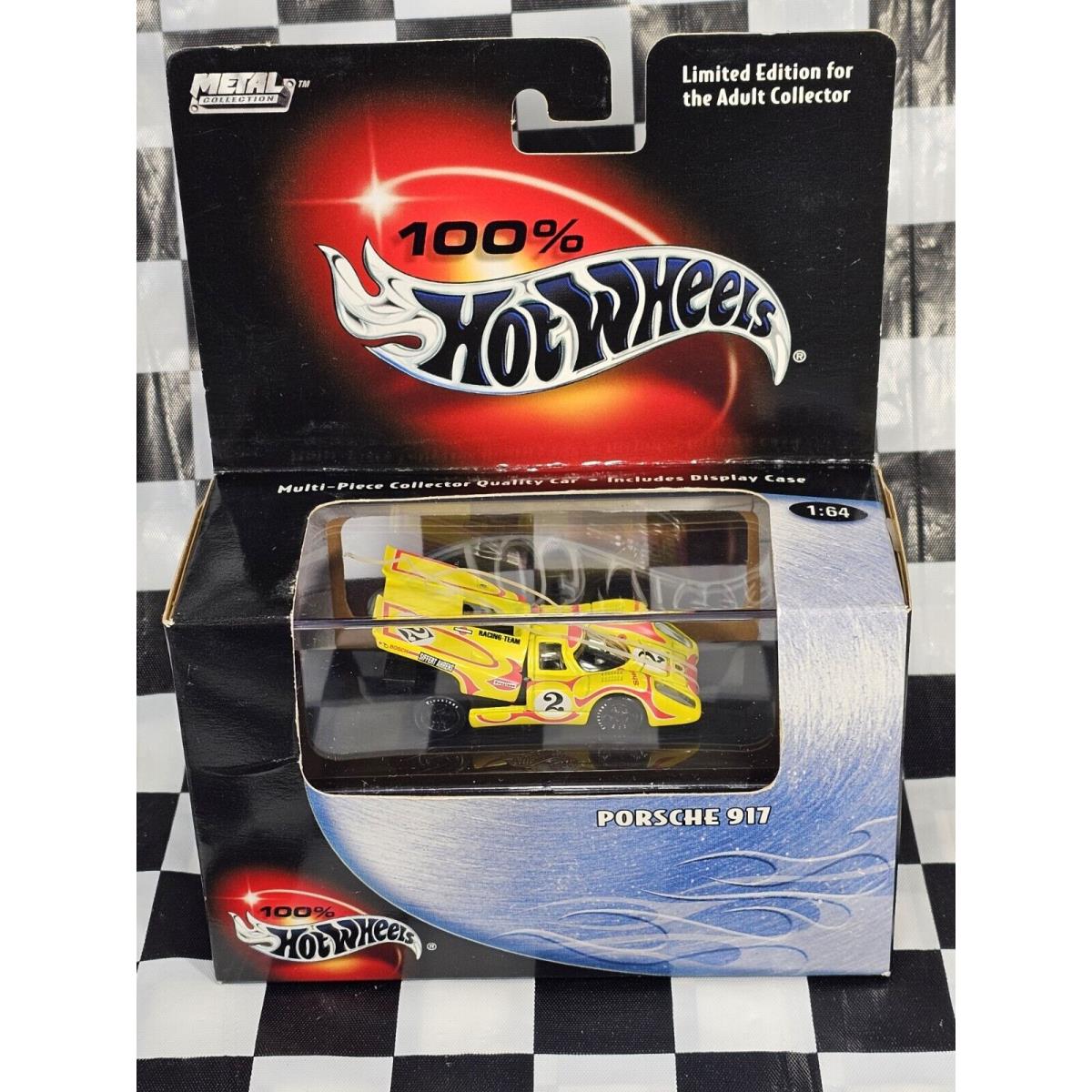 Hot Wheels Porsche 917 Yellow Black Box Limited Edition 2 917K