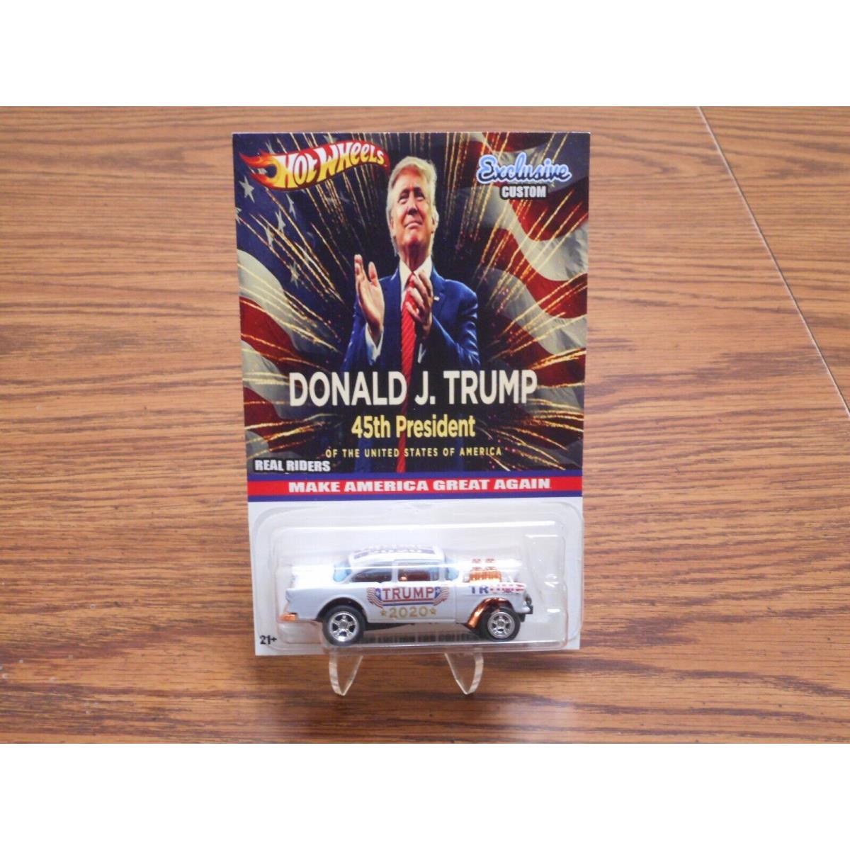 Donald Trump Hot Wheels 1955 Chevy Gasser 45th President