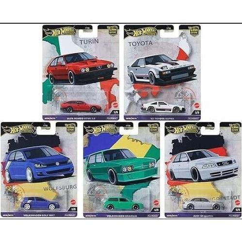 5-PACK Hot Wheels World Tour Set Car Culture 2024 Series A Diecast Model Toy