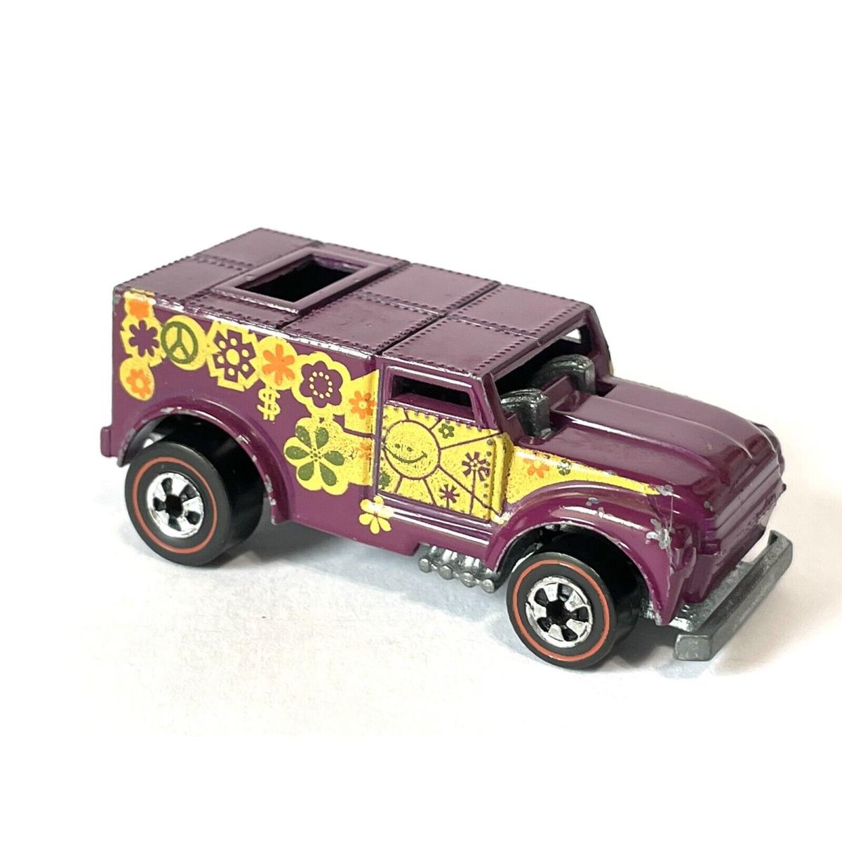 1970 Hot Wheels Redline Funny Money Armor Truck Plum Enamel