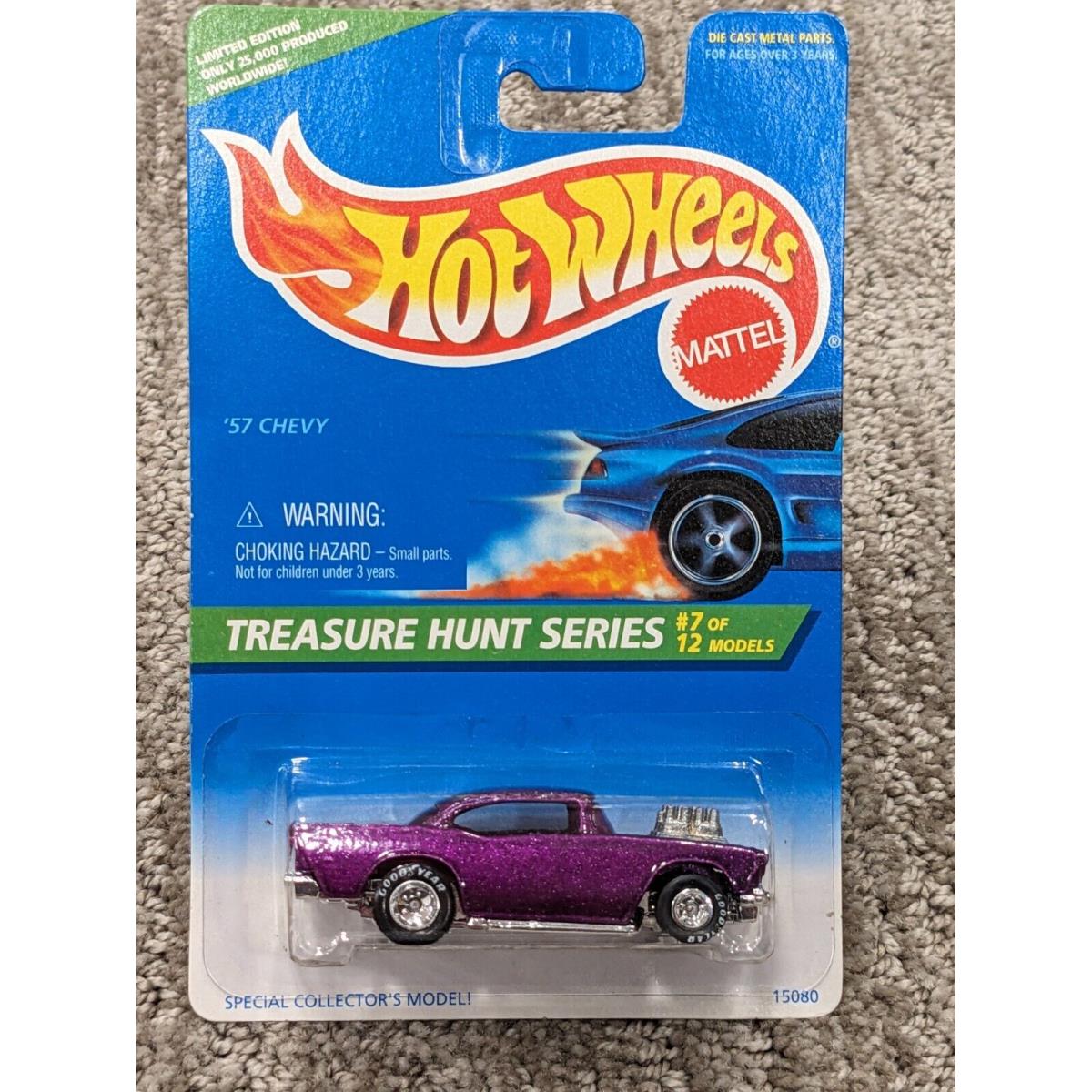 1996 Hot Wheels 57 Chevy Treasure Hunt Moc Awesome