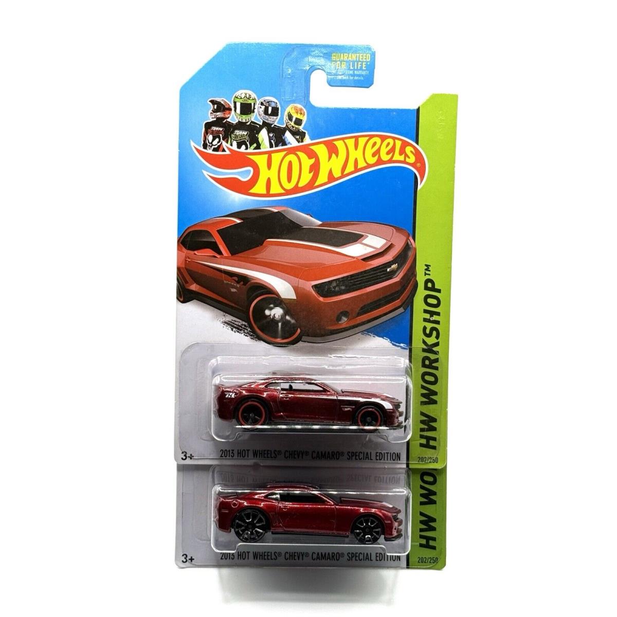 2013 Hot Wheels Super Treasure Hunt Chevy Camaro Special Edition HW Workshop Red