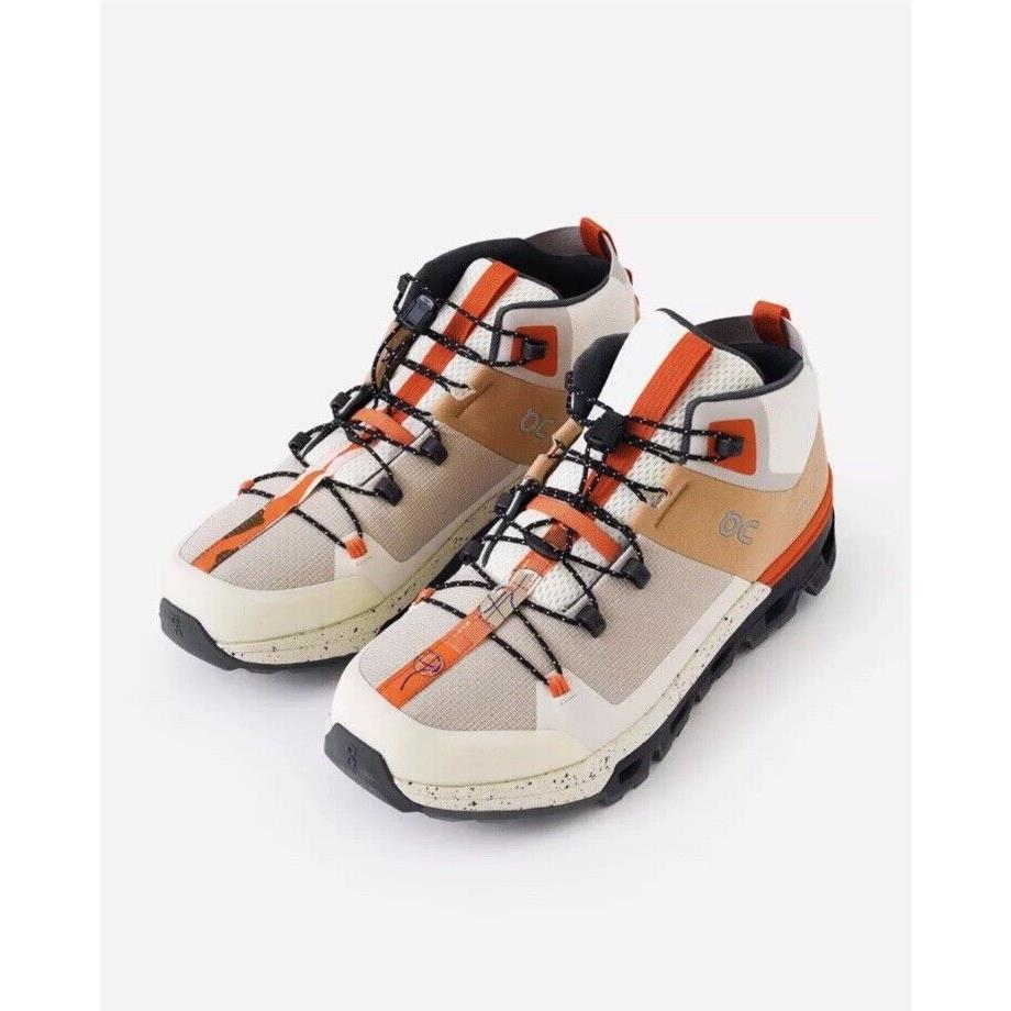 On Running Cloudtrax Hiking Shoes `chai/ivory` Men`s Size 8