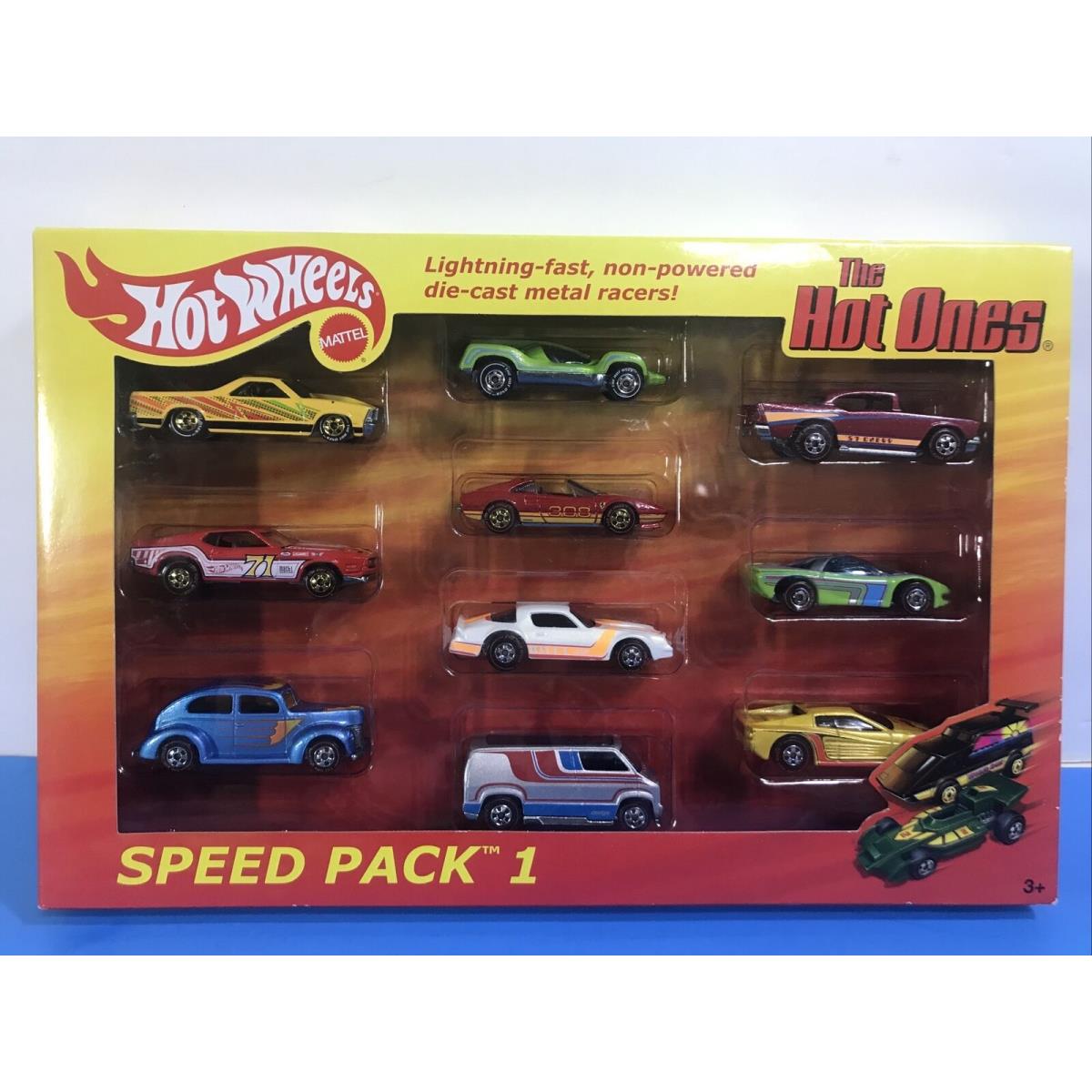 Hot Wheels The Hot Ones Speed Pack 1 Redline Chase Ferrari El Camino Camaro 2012