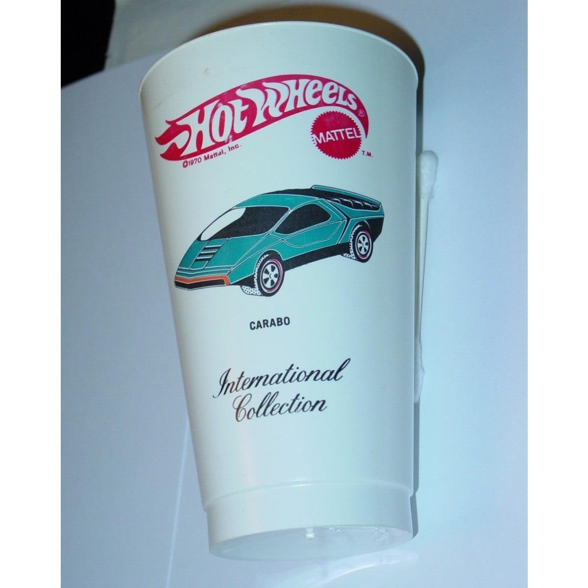 Hot Wheels Redline Carabo Jack IN The Box Plastic Cup Promo -nice