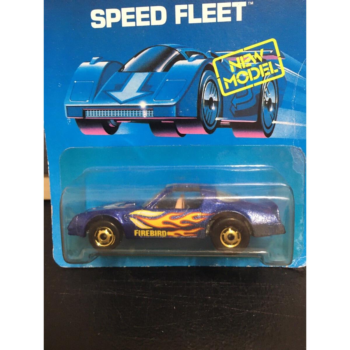 Hot Wheels 80`S Era Speed Fleet Series Hot Bird Blue / Flames Hotbird