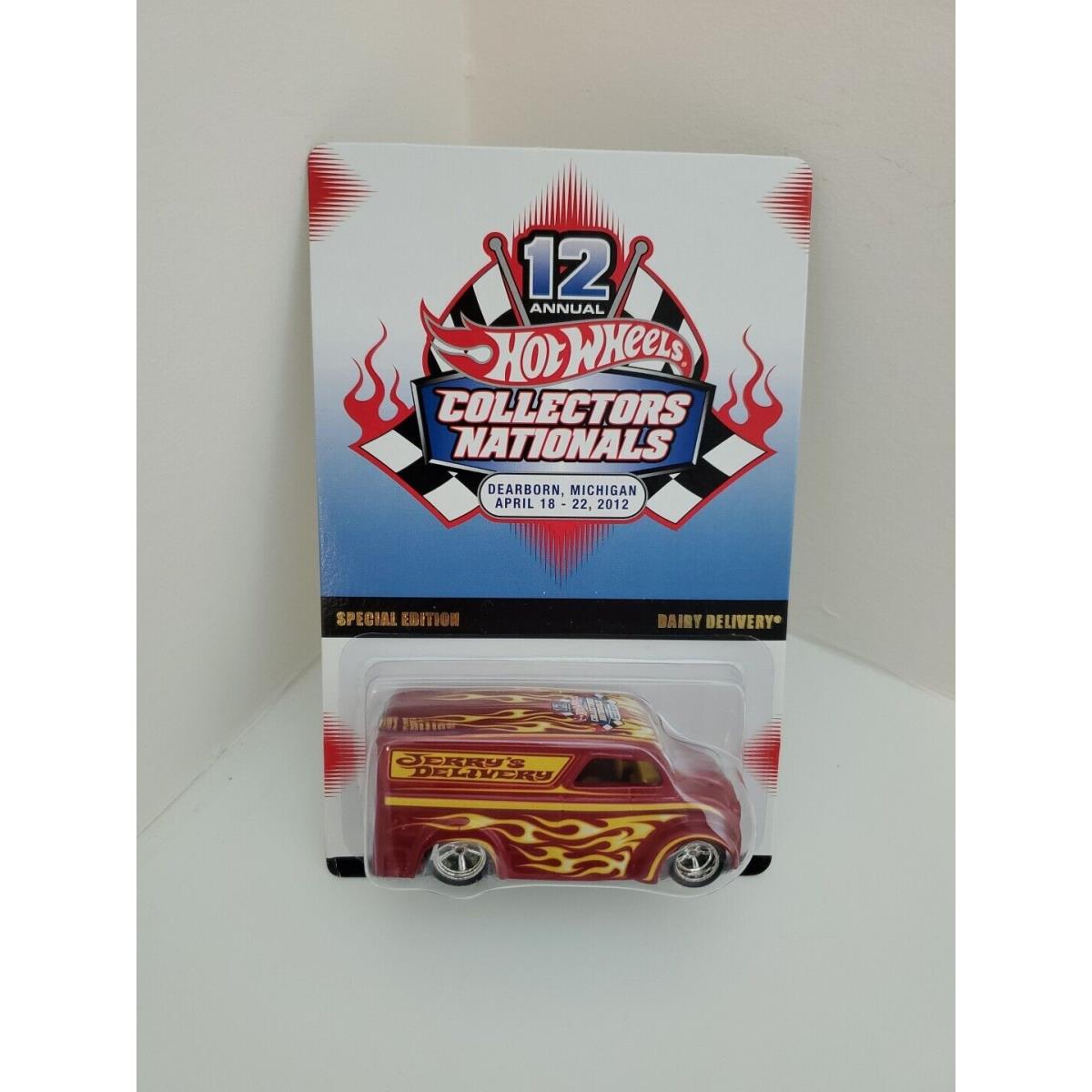 Hot Wheels 2012 12th Nationals Dinner Dairy Delivery 725/1100 - Protecto