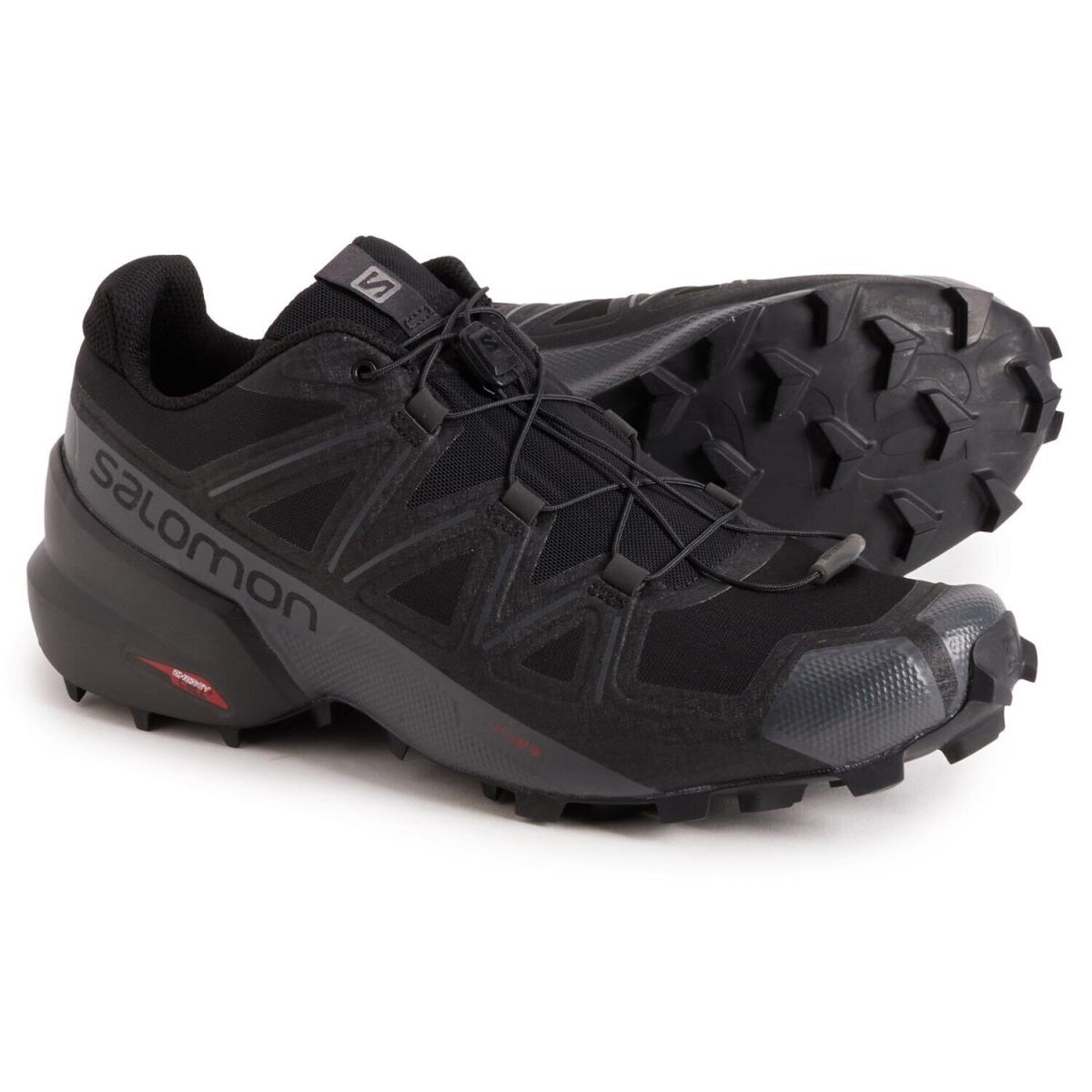 Salomon Trail Running Shoes For Men - Black/Feather, Manufacturer: Latte Beige