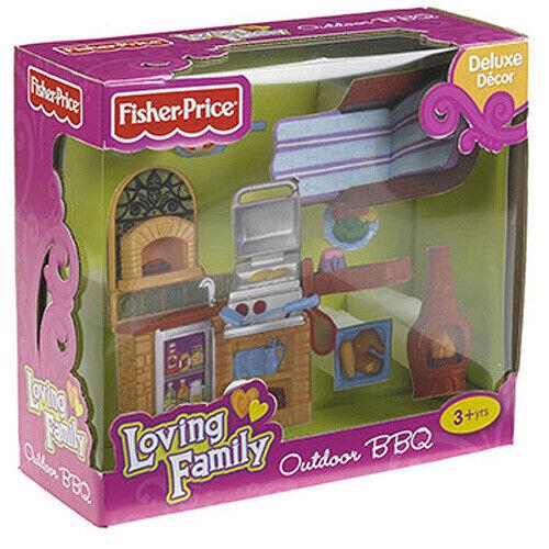 Fisher Price Loving Family Grand Dollhouse Acc Sets Toyrus Exclusive OUTDOOR BARBEQUE