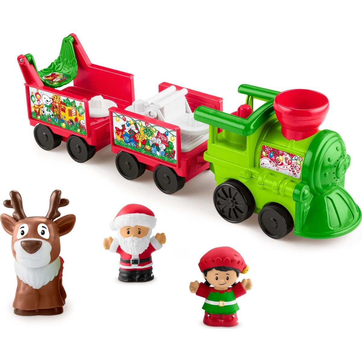 Fisher Price Little People Musical Christmas Train Toy For Toddlers Ages 1-5