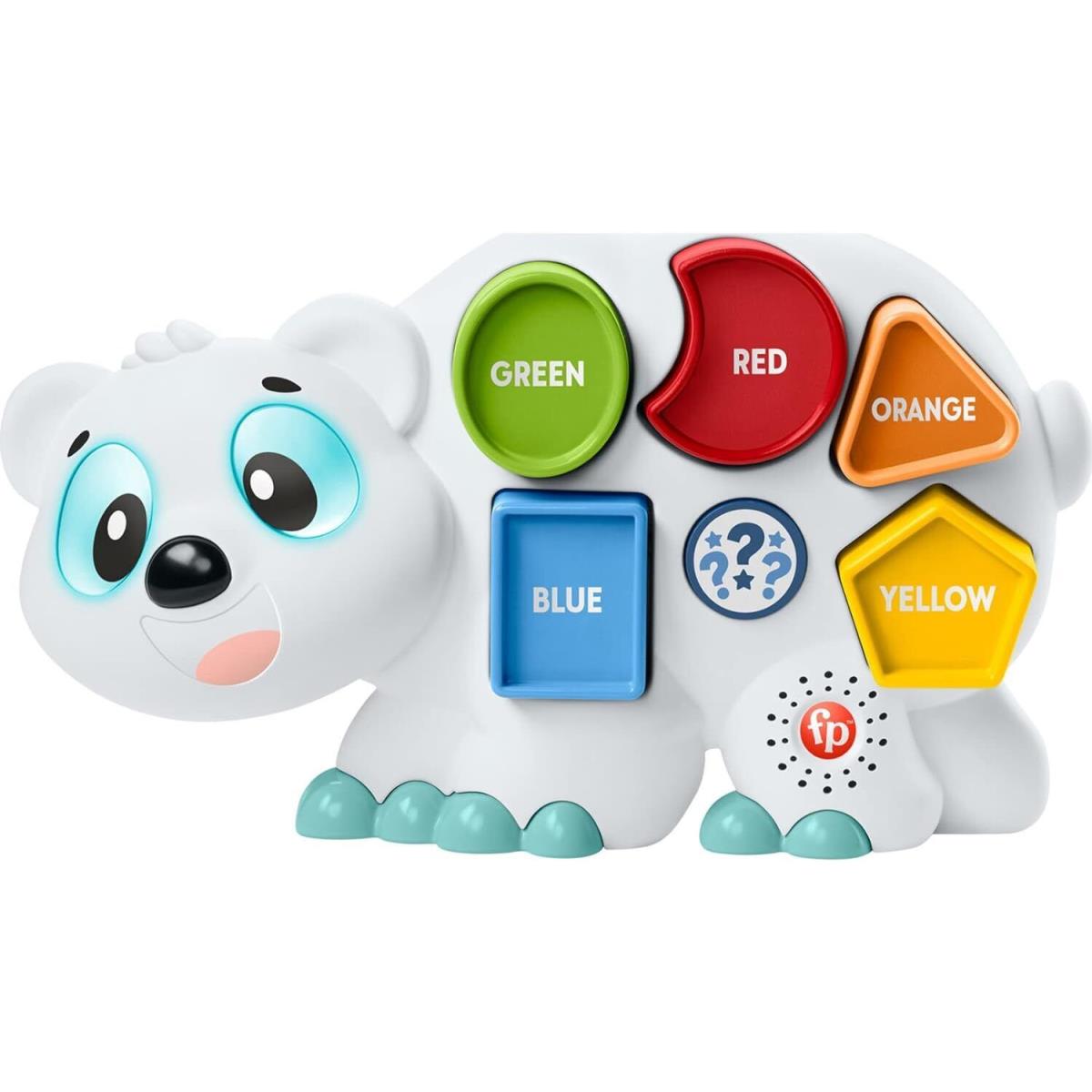 Fisher-price Linkimals Toddler Learning Toy Puzzlin Shapes Polar Bear