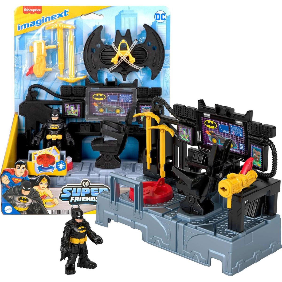 Fisher-price Imaginext DC Super Friends Batman Toys Bat Command Center Playset