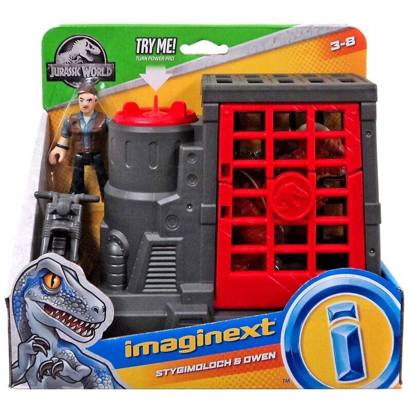 Fisher Price Jurassic World Imaginext Stygimoloch Owen Figure Set