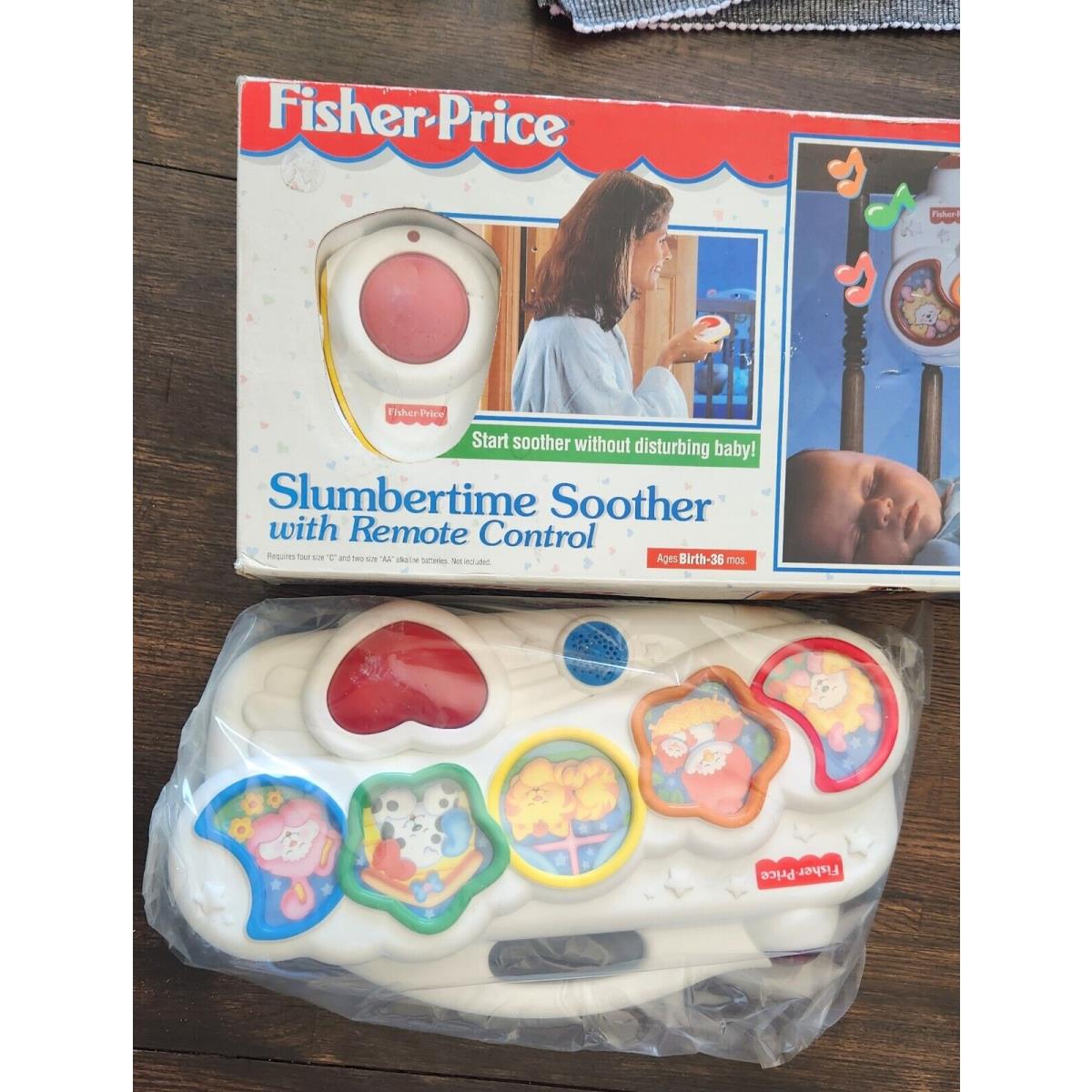 Vintage 1998 Fisher Price Slumbertime Soother W/ Remote Control