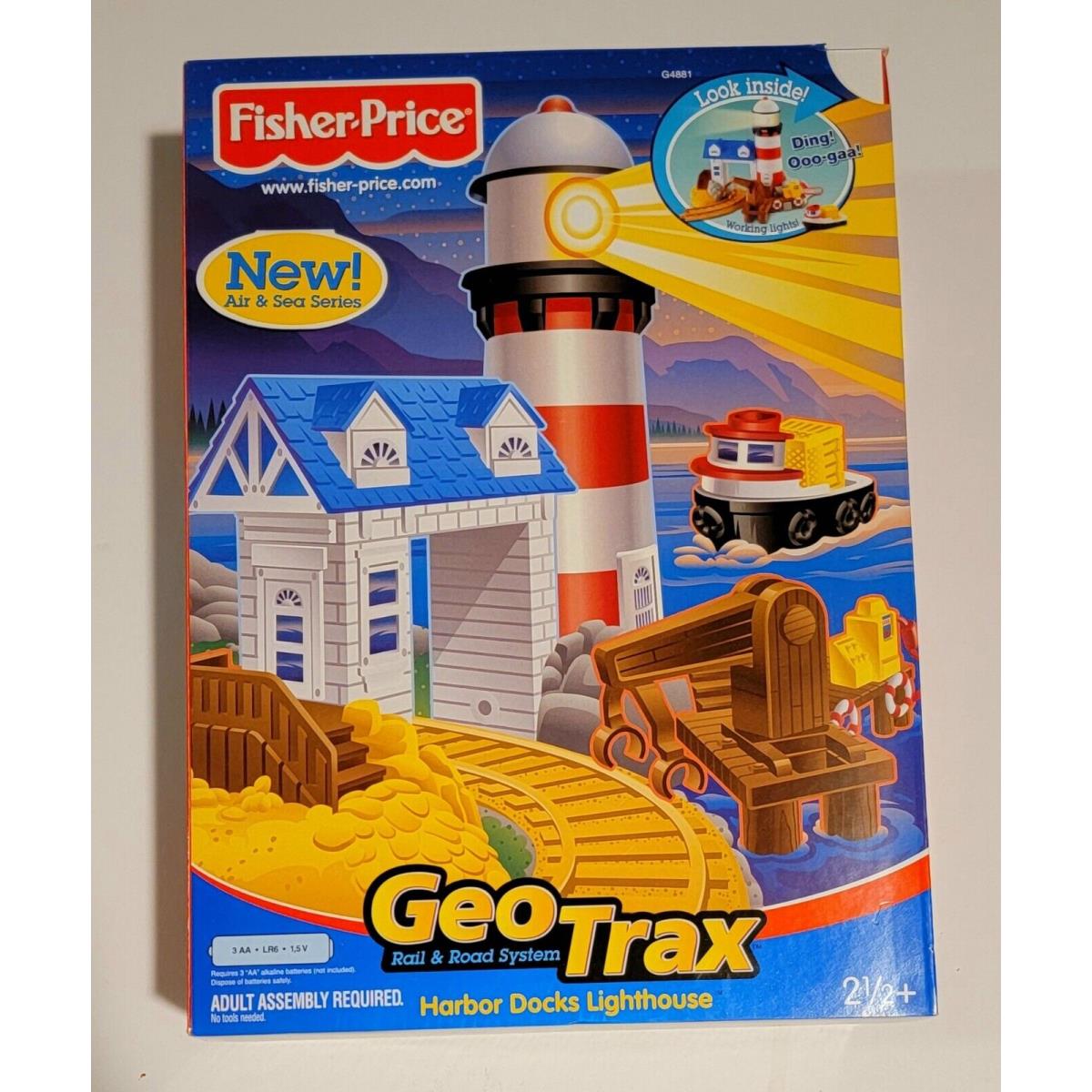 Geotrax Harbor Docks Lighthouse Fisher-price 2004 G4881