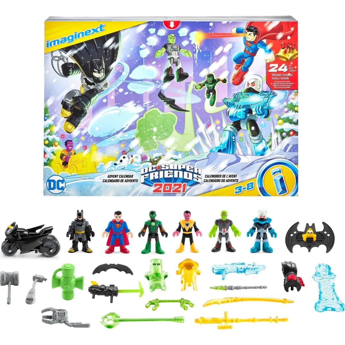 DC Super Friends Imaginext DC Super Friends Advent Calendar 24 Mystery Toys